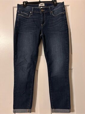 PAIGE-Kylie Crop Dark Wash Jeans